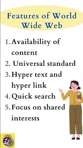 Features of World Wide Web #www