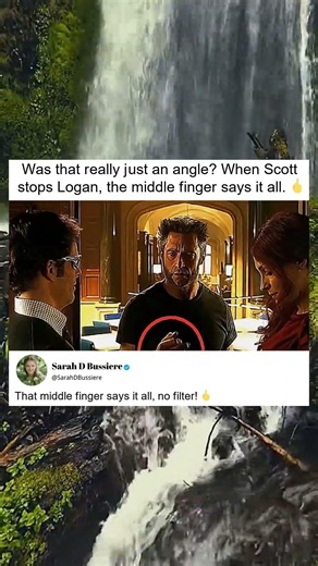 Scott Confronts Logan: The Middle Finger Speaks
