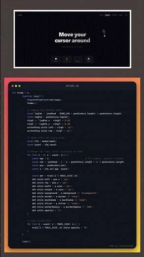 How to Make an Animated Custom Cursor Trail (Step-by-Step) 💡 ⚡ 🔥