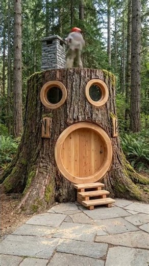 From Hollow Tree to Enchanted Forest Cottage 🌲✨ | Magical Stump House Transformation
