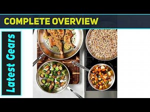 All-Clad D3 12" Stainless Steel Frying Pan with Lid – Best 3-Ply Cookware for Every Kitchen