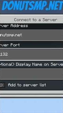 How to join DonutSMP on bedrock xbox/Playstation! #donutsmp #tutorial #howtojoindonutsmp #bedrock