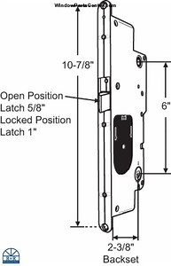 S4112 - Peachtree Multipoint Mortise Lock Citadel IPD Citation W&F