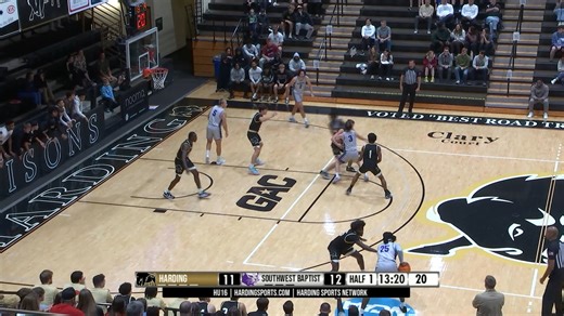 Harding University Athletics on Instagram: "Check out @Harding_MBBALL highlights from their win over Southwest Baptist Thursday night. #GOBisons"