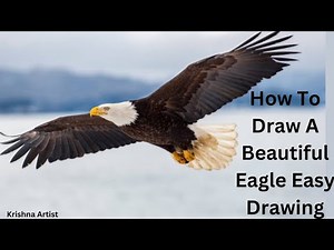 How To Draw A Beautiful Eagle | Easy Fast Drawing | Step By Step