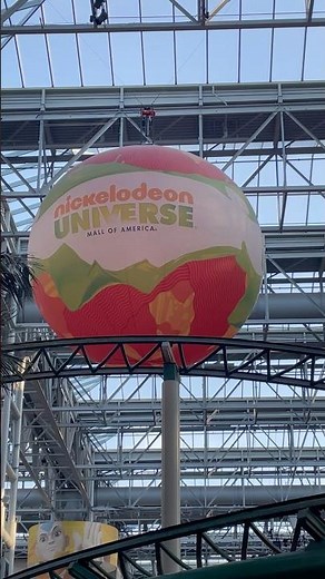 Characters at Nickelodeon Universe in the Mall of America September 2025