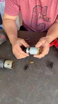 48V battery drill machine motor change ASMR #shortfeed #viralvideo #tending