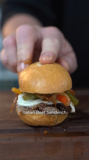 5.4K views · 44 reactions | Chicago-Style Italian Beef Sandwich with...