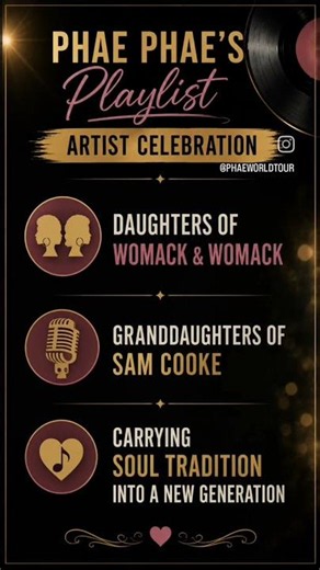 Phae Phae's Playlist | Artist Celebration: The Womack Sisters – "If I Let You"