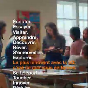 29K views · 63 reactions | S’émerveiller, comprendre, explorer, apprendre.    Le plus innovant avec la 5G, c’est ce que nous en ferons.  https://oran.ge/5G | Orange | Facebook