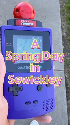 Sewickley shot on a Game Boy Camera… #sewickley #sunsetdreams #gameboycamera