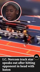 Track athlete speaks out in the aftermath of baton controversy. Claims the swing was not intentional DESPITE acknowledging it looked intentional. Unfortunately, the other track athlete sustained a concussion per reports. Intentional or Not Intentional?? Either way look out!! #trackandfield #tracklife #trackandfieldnews #trackandfieldlife #runningtrack | Blk News Network