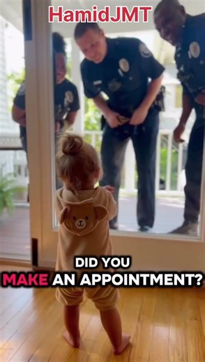 When the Police Came for Baby… Did He Make an Appointment? 😏 Baby vs Police #us #usa #usashorts