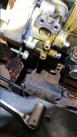 Mitsubishi canter 4D33 injection pump timing marks#shortvideo #