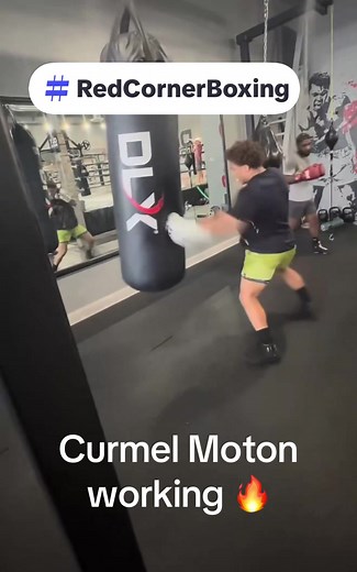 Curmel Moton Working In the Lab. 🔥 #Boxing #CurmelMoton #RedCornerBoxing #BoxingFightZone #easyStorage @Boxing Fightzone