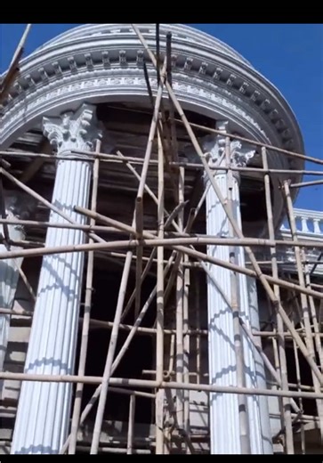 #roman architecture with Roman luxury villa under construction luxury or nothing #architecture #realestate #tiktok #interiordesign