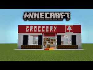 Minecraft : How To Make A Grocery Store 🏪 || Tutorial