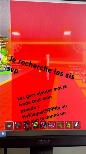 Je recherche las sis svp #roblox #jeux #gaming