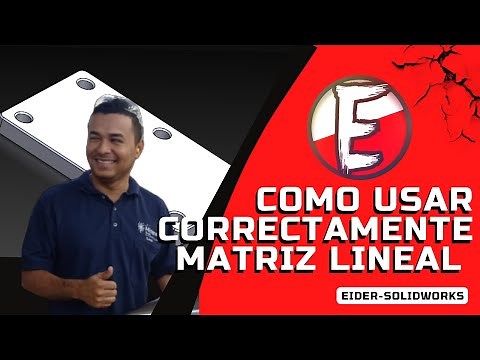 ✅TUTORIAL MATRIZ LINEAL en SOLIDWORKS. 💪​​COMO se utiliza CORRECTAMENTE en (OPERACIONES Y TIPS)