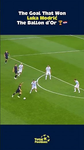 The Goal That Made Modrić Football's Best Player #football #ballondor