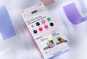 Immersive UI Presentation with 3D Motion