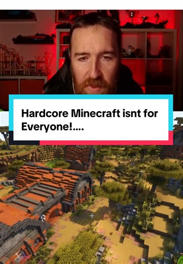 Hardcore Minecraft isn’t for everyone!!! #minecraft #clips #hardcore #fyp #minecraftbuilds