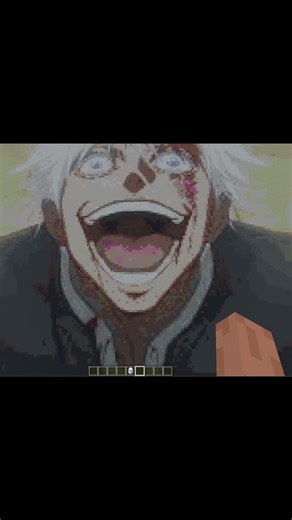 Building Gojo Satoru in Minecraft! 😳🔥