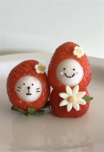 Strawberry Fairy Food Art for Adorable Decorations