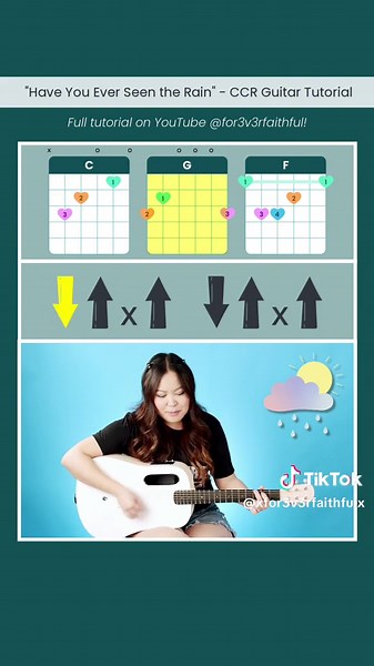 Here’s an EASY way to play “Have You Ever Seen the Rain” by @Creedence Clearwater Revival on the guitar! 🎸🎶 Follow for more short tutorials! 🤗 #guitarlesson #guitartutorial #easyguitar #easyguitarlesson #easyguitartutorial #easyguitarsongs #howtoplayguitar #beginnerguitar #guitarforbeginners #guitartok #fyp #lavaguitar #ccr #creedenceclearwaterrevival #haveyoueverseentherain