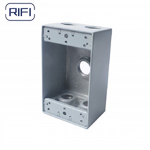 [Hot Item] Weatherproof Outlet Box One Gang Outdoor Outlet Box Electrical Metal Junction Box