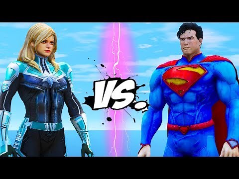 SUPERMAN VS CAPTAIN MARVEL - EPIC BATTLE