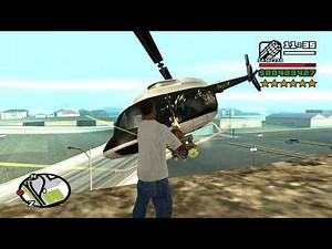 ⭐⭐⭐⭐⭐⭐SIX STARS WANTED LEVEL RAMPAGE WITH MINIGUN | 6 STAR WANTED LEVEL ESCAPE IN GTA SAN ANDREAS