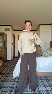 Comment SHOP for links!! These are the best travel pants ✈️ or shop here: https://liketk.it/5uGcT #TravelOutfit #aritzia #thanksgivingoutfit #amazonfashion | Hello Fashion Blog