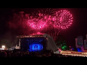 Beautiful Days Festival 2022 Levellers end of set and Fireworks