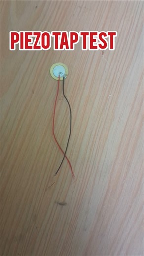Piezo Electric Sensor ⚡️ Silent Tap Test