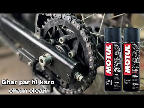 motul chain lube and cleaner | how to use motul chain spray | lube and cleaner