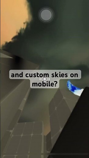 how to get dark map and custom sky on mobile