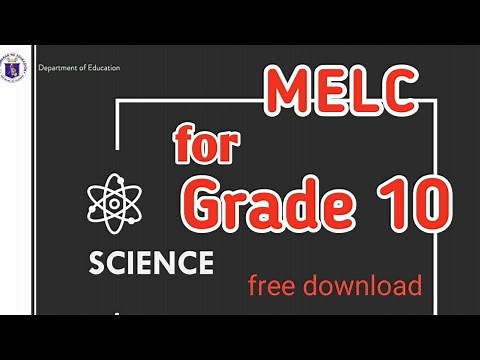 MELC FOR GRADE 10 SCIENCE | MOST ESSENTIAL LEARNING COMPETENCIES | CG