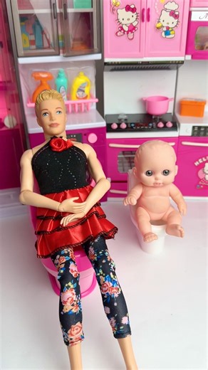 Satisfying Pink Bathroom Mini Playset Unboxing ASMR #shorts #asmr