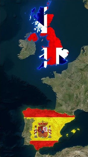There's a place on the Iberian Peninsula that belongs to the United Kingdom! #map #geography #cou...