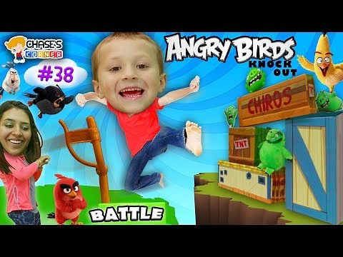 Chase's Corner: Angry Birds Pretend Play in Real Life (#38) | DOH MUCH FUN