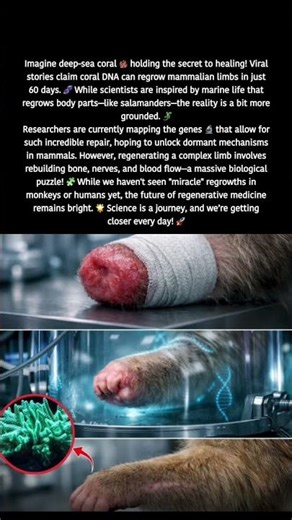 The Science of Regeneration: Can Coral DNA Really Regrow Limbs?