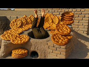 Amazing Bread Making Process Using Wood-Fired Clay Oven | Nomad Life