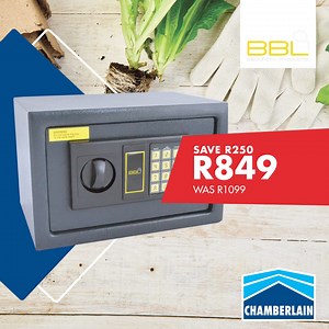 Add an extra layer of protection to your home this Spring, 🛡️ Make sure you are never stuck at the gate with our reliable and durable Gemini, 12Ah Gate Motor Slider and keep your gate motor active 24/7 with the Uniross 12V Battery. Keep intruders at bay with our easy-to-install Trellis, Security Gate, 1.8 x 2.15m and Buffalo, Thorn Wall Spike, available in Gold. Store your valuables in the BBL Digital LED Safe perfect for your home or office. Visit any of our 9 Chamberlain stores and ensure you