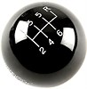 Hurst 163-0156: Black Classic Shifter Knob Pattern: 6-Speed with Reverse on Right/Forward/Up - JEGS