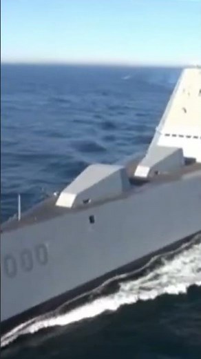 Future USS Zumwalt (DDG 1000) Underway – Next-Gen Stealth Destroyer! ⚓🔥 #USSZumwalt #Navy #Warship