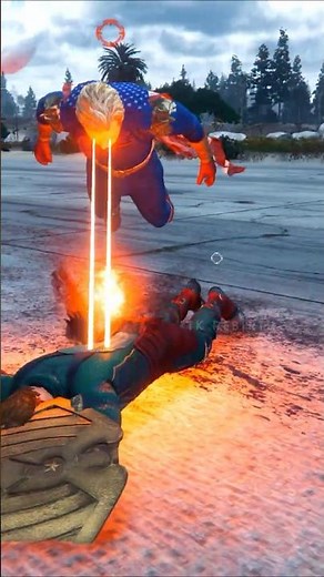GTA 5 - SOLDIER BOY vs HOMELANDER #gta5mods #homelander #gta