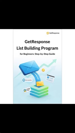 NEETU BANSAL on Instagram: "https://www.getresponse.com?ab=6TCYQyvda7 GetResponse List Building Program for Beginners: Step-by-Step Guide Beginner-friendly guide to The GetResponse List Building Program. Learn how to start building your email list with simple tools, autoresponders, and landing pages."