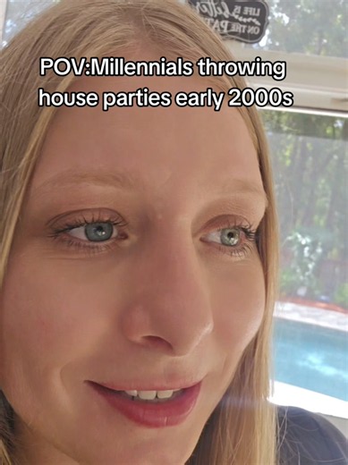 Chugging UV Blue & Hpnotiq all night #millennial #houseparty #2000s | millennial party 2000s