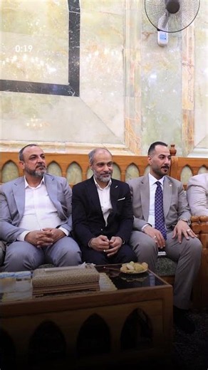 سماحة السيد الصافي يستقبل سماحة الشيخ الكربلائي ويتبادلان التهاني بمناسبة عيد الأضحى المبارك